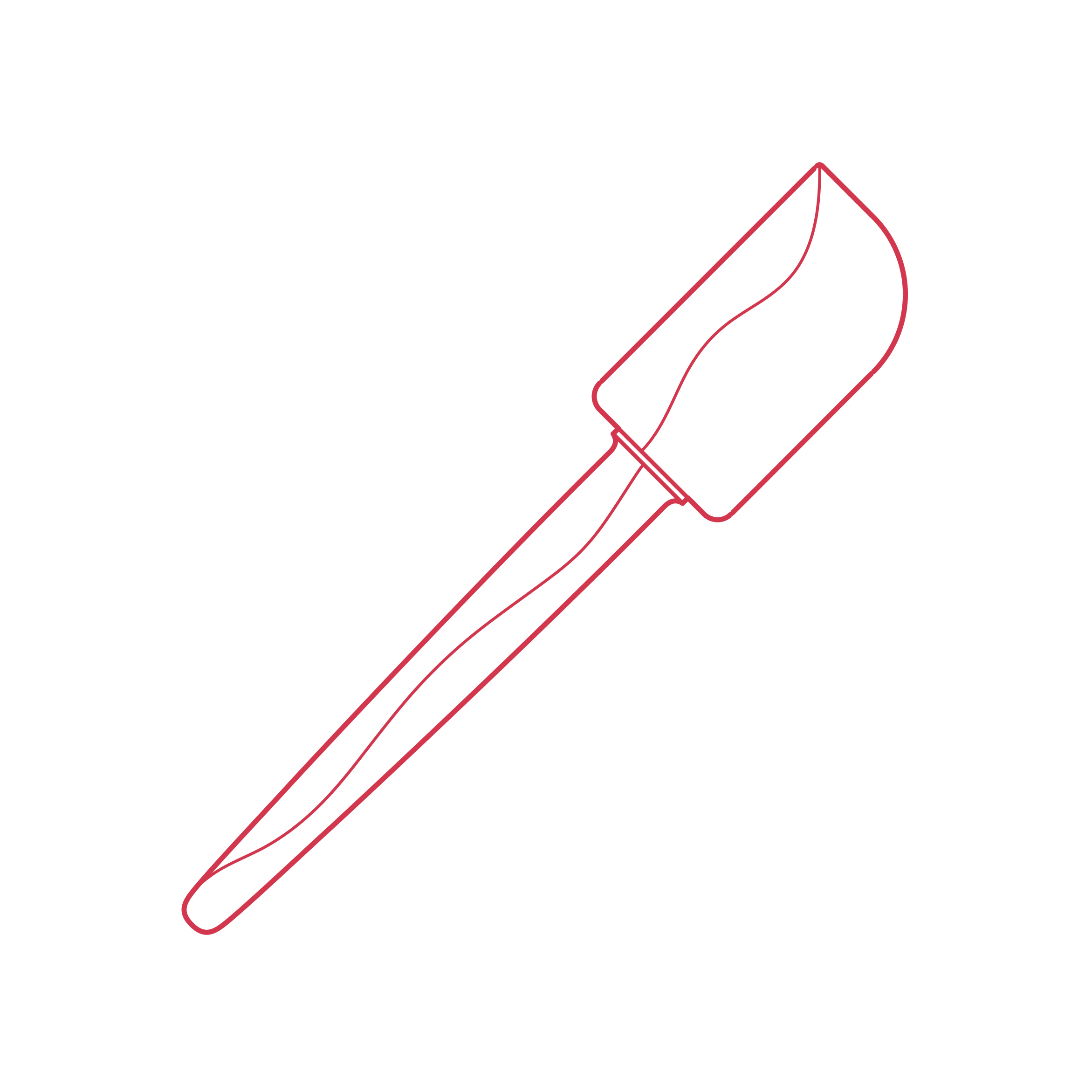 Objects Baking Tools Ikea Bakglad Rubber Spatula Stencil Svg Design File Free Vectors